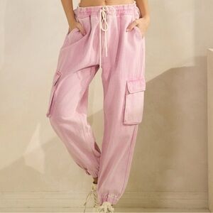 Coming January 2026! Sage + Fig Pink Cargo Pants